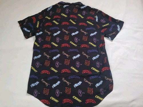 Hot Topic BT21 Challis Woven Men’s Black Button-Up S/S Shirt Size XL New NWt - Picture 5 of 5