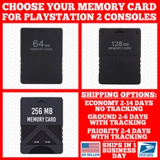 64MB/128MB/256MB Memory Card for PS2 PlayStation 2/Slim/Fat 64/128/256/MB