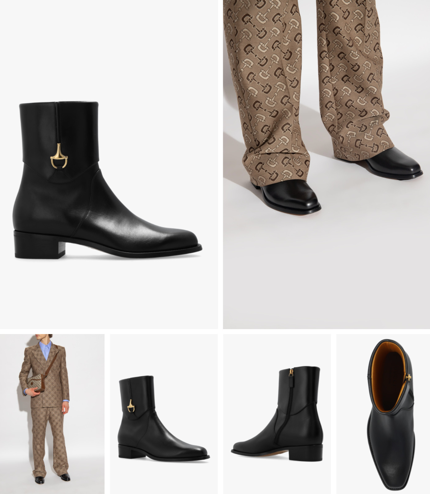 Gucci Horsebit Ankle Boots Loafers Sneakers Shoes New 41 image 4