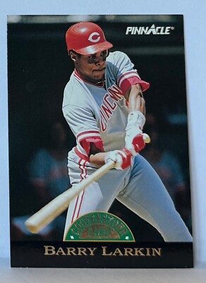 Barry Larkin 1993 Score Pinnacle Cooperstown Card