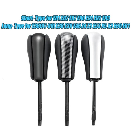 Perilla de cambio automática Perilla de nivel de cambio de marchas para BMW E46 E82 E87 E90 E92 E60 E64 - Imagen 5 de 12