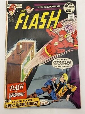 THE FLASH #212 Giant DC Comics 1972 Slight ripple FN+