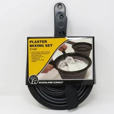 Woodland Scenics 1187 Silicone Plaster Mixing Set Train Layout Subterrain Tools