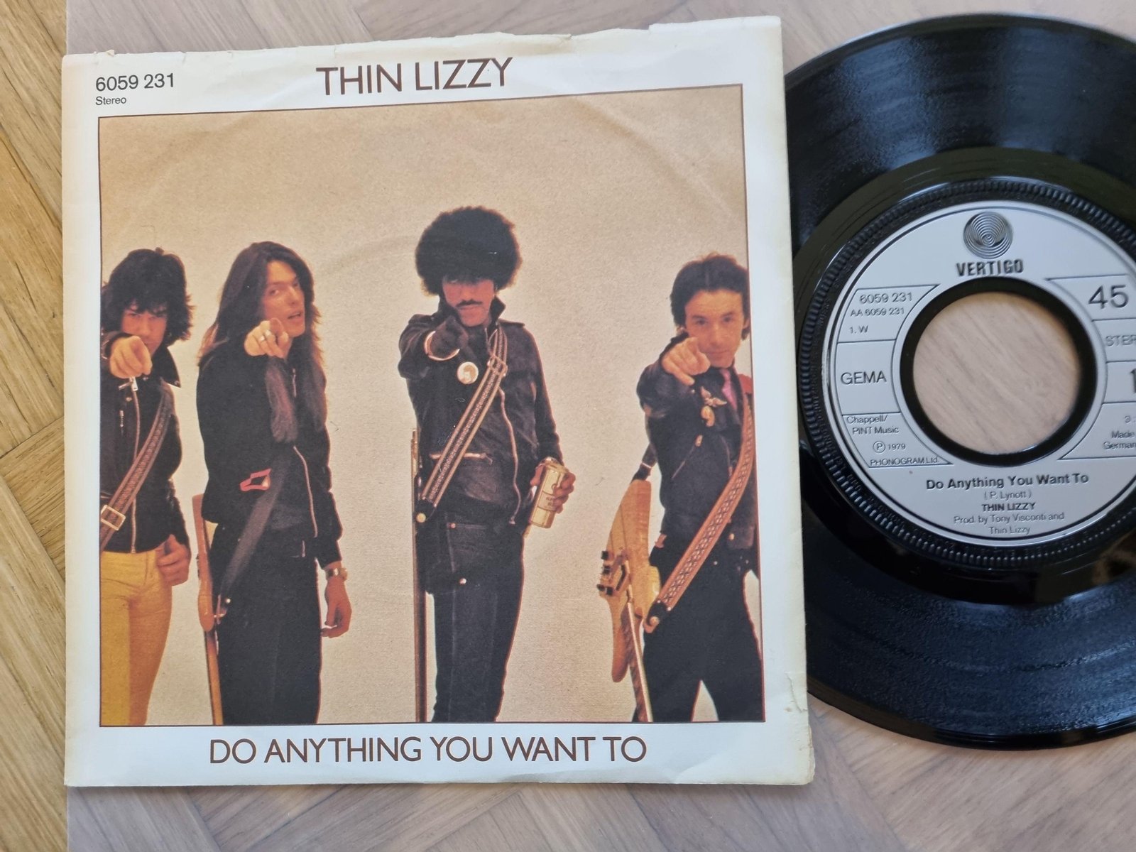7"" Single Thin Lizzy - Do anything you want to Vinyl Germany