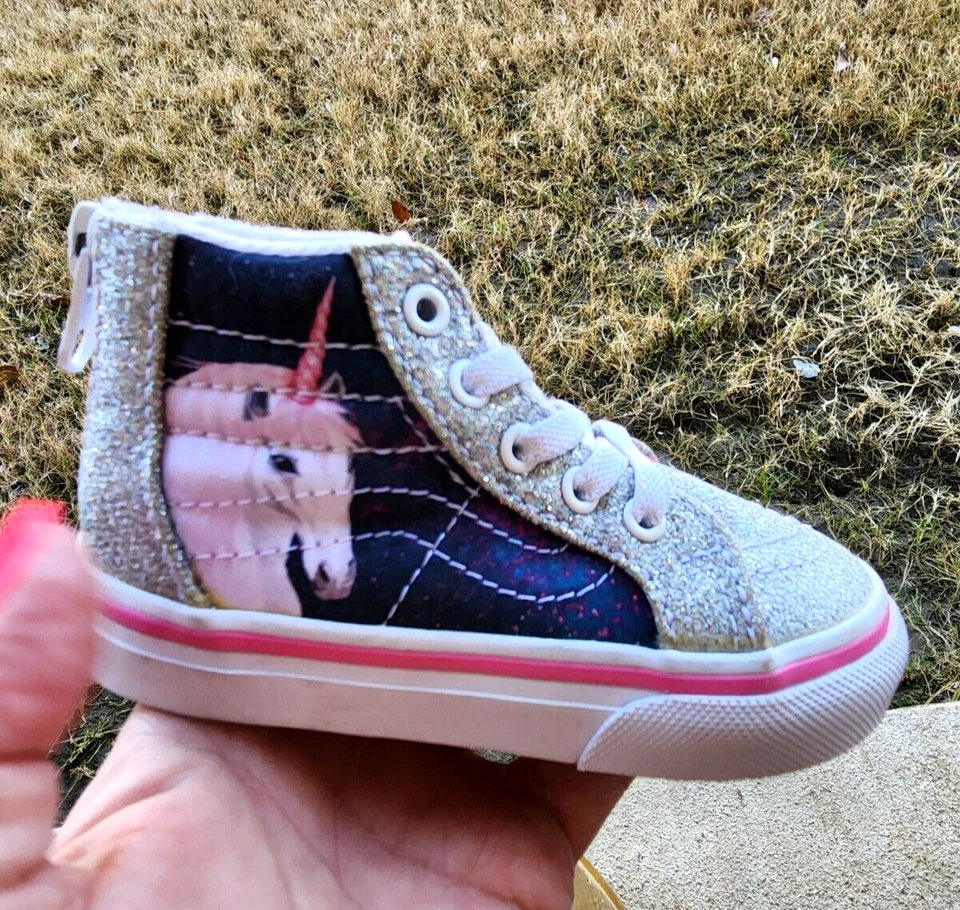 Vans Mid "Unicorn Sparkle" Girls' BRAND NEW Toddler 5.5C - Image 3 of 4