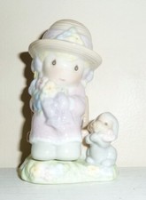 1997 ENESCO PRECIOUS MOMENTS SEASONED WITH A SMILE SALT & PEPPER SET - GIRL/BOY