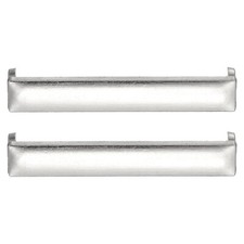 2 Pcs Shoelace Charm for Sneakers, Shoelace Charm, Silver Rectangle