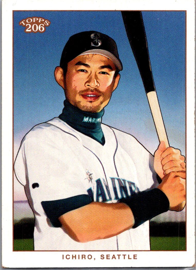 2002 Topps 206 #256b Ichiro Suzuki holding bat | eBay