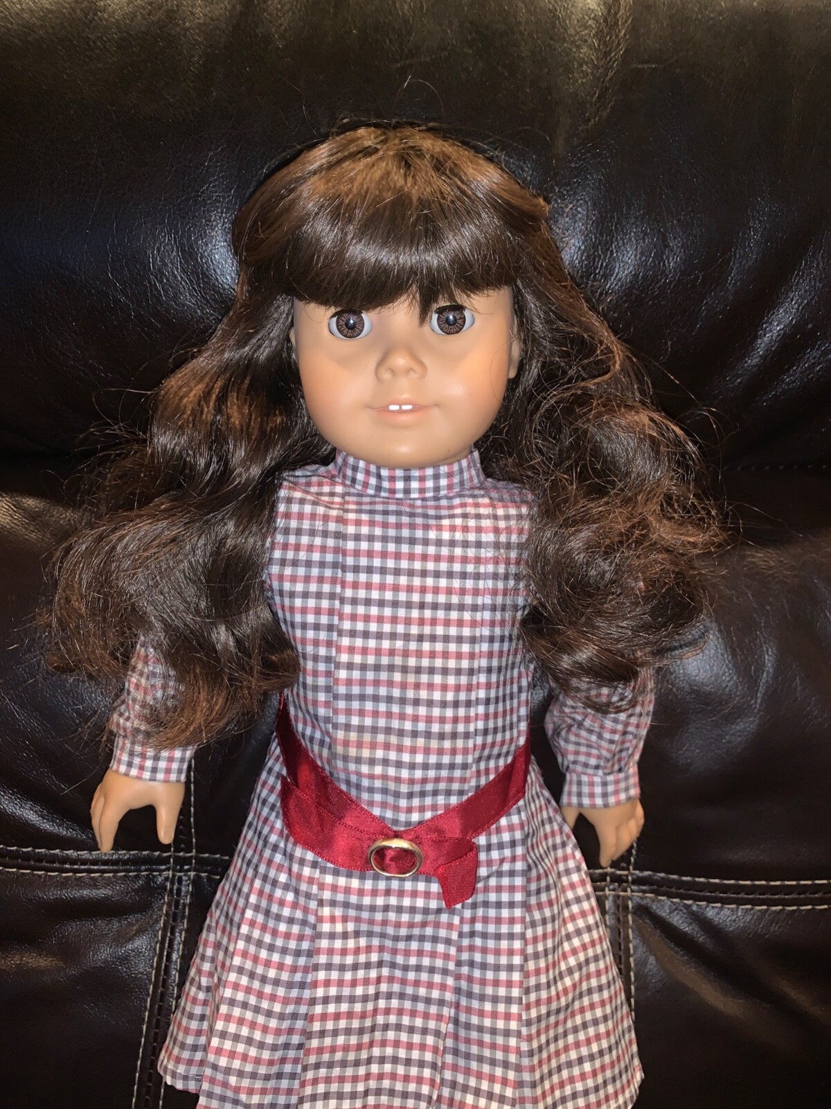 Vintage American Girl Doll Samantha Parkington in Original Meet Dress