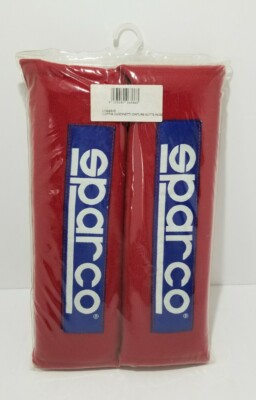 Sparco Almohadilla para cinturón de seguridad de 2 pulgadas, Azul