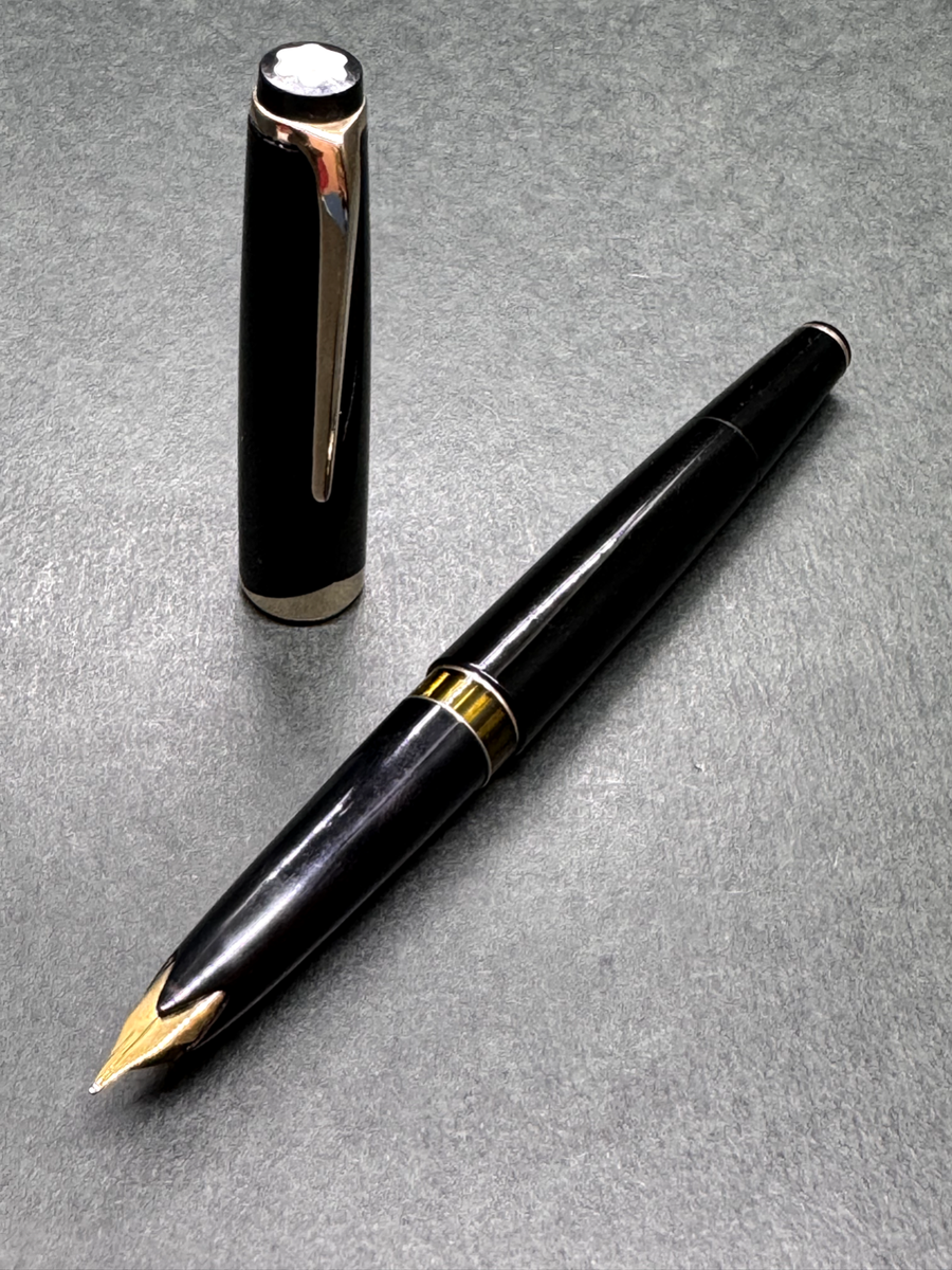 MONTBLANC Meisterstuck No.12 Black Vintage Fountain Pen Piston