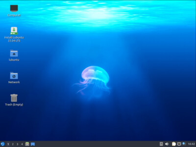 Lubuntu 22.04 LTS, Linux Bootable USB Flash Drive