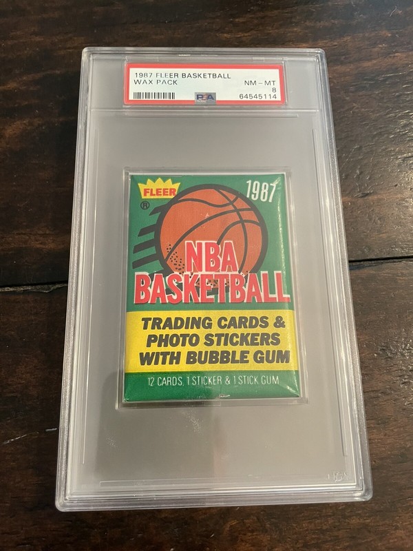 87-88 Fleer Basketball Packs - Michael Jordan Cards