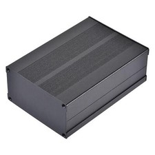 150mm x 105mm x 55mm Aluminum Electrical Project Case for Audio Amplifier Black