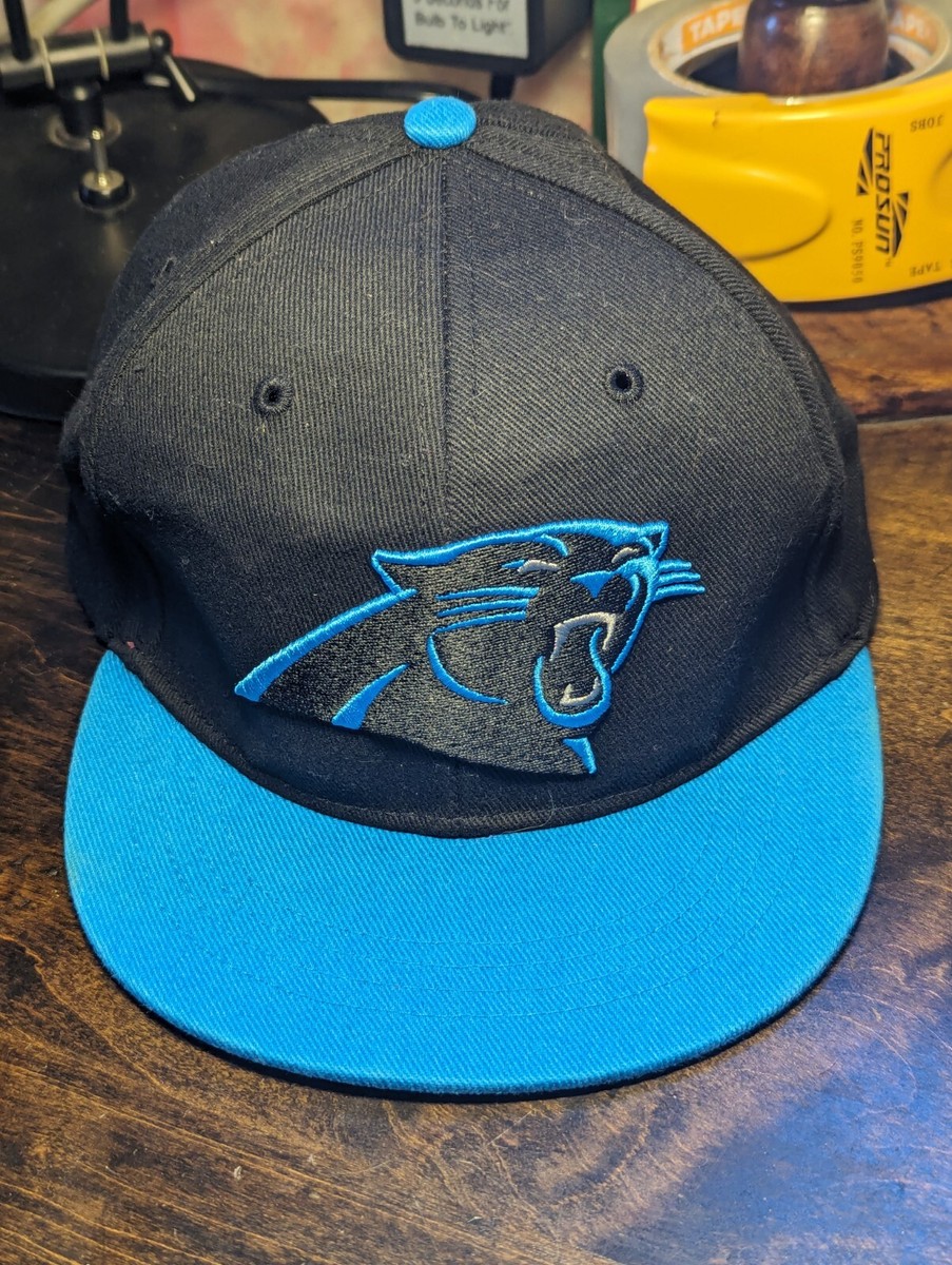 NFL Carolina Panthers Black & Blue Embroidered Hat Cap NFL  display picture 2