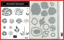 Stampin' Up BRUSHED BOUQUET  BRUSHED BOUQUET DIES - NEW