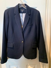 British Khaki Women's Navy Blazer with New with tags. Size M 