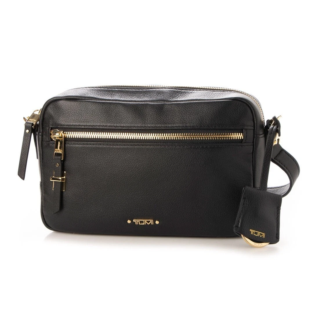 Tumi Shoulder Bag FLORENCE CROSSBODY Black Genuine Leather 196365D