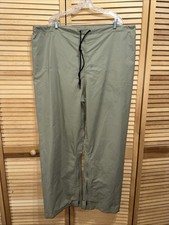 Goretex Rainwear Pants Size 2XL Drawstring Waist Men’s Zip Bottom EUC