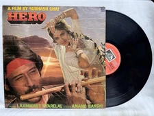 Hero Vinyl LP Record Laxmikant Pyarelal Rare 1982 Bollywood Hindi Film Indian