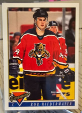 1993-94 Topps Premier Rob Niedermayer RC #270 Florida Panthers