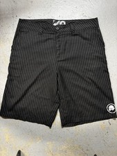 Men  s Metal Mulisha Y2K Pin Stripe Chino Shorts Size 38