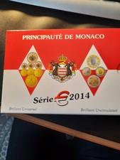 2014 Monaco Brilliant Uncirculated Coin Set