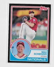 Max Scherzer #83-75 012/299 2018 Topps 1983 Throwback 35th Anniversary Black