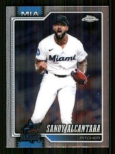 Sandy Alcantara 2026 Topps Chrome 20 Miami Marlins 13878