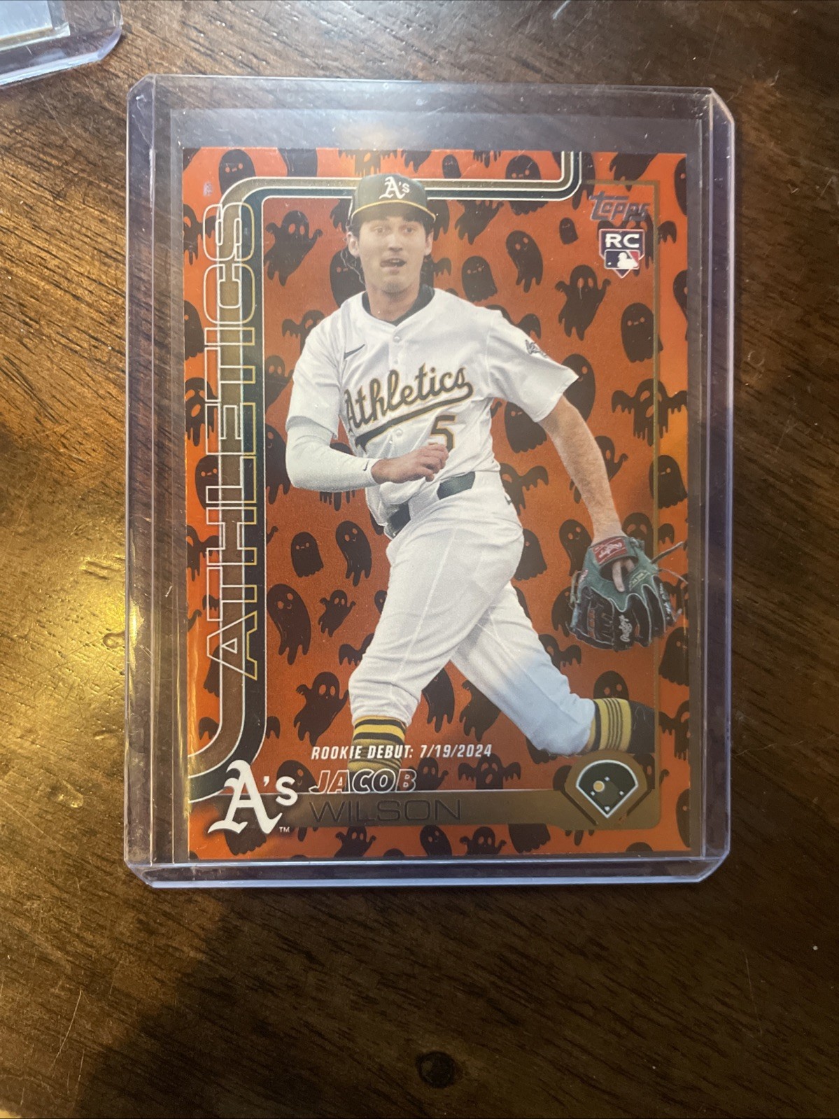 2025 Topps Update Series - Rookie Debut Jacob Wilson #US180 Holiday Ghosts SSP