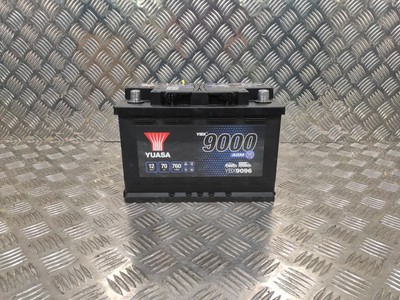 Batterie Voiture YUASA YBX9096 AGM 12V 70AH 760A - Haute Performance, Sans Entretien, Pour Véhicules Exigeants