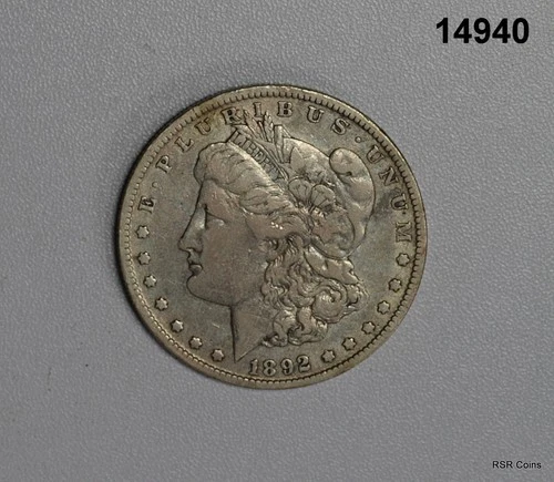 1892 O MORGAN SILVER DOLLAR XF DETAILS #14940