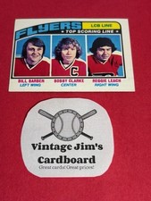 1976-77 Topps-Bobby Clarke, Bill Barber, Reggie Leach #215 Vintage🔥FREE SHIP🔥A