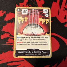 Never Existed... In the First Place... OP13-098 One Piece Carrying On His Will