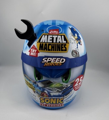 ZURU Metal Machines Speed Heroes Sonic the Hedgehog 25 Surprises Inside New!