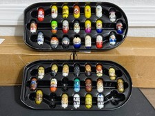 Huge Lot of 65 Mighty Beans Star Wars  Classic with 2 carrying cases