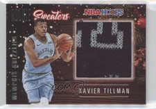 2020-21 Panini NBA Hoops Rookie Sweaters Xavier Tillman #RSW-XAT 0x1