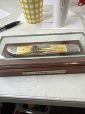 CASE XX USA 1976 THE AMERICAN SPIRIT 5165 Stag Folding Hunter Knife Bicentennial