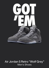 Size 11 Nike Air Jordan 5 Retro Wolf Grey DD0587-002 2026