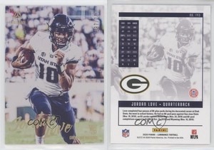 2020 Panini Luminance Rookies Gold /250 Jordan Love #143 Rookie RC