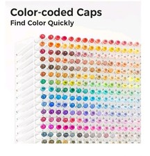 Ohuhu 160-Color Honolulu Series Alcohol Markers Art Supplies NEW