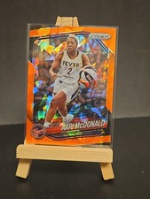 2025 Panini WNBA Prizm - Aari Mcdonald - Orange Cracked Ice Prizm #10