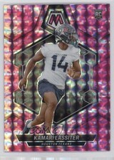 2024 Panini Mosaic Rookies Pink Camo Mosaic Prizm Kamari Lassiter #342 14dq
