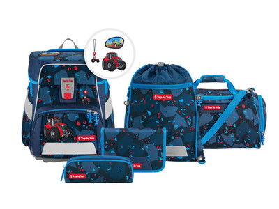 Step by Step Schulranzen-Set SPACE Tractor Freddy 6-teilig
