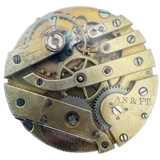 Antique Patek Phillipe Private Label Mechanical Hunter Pocket Watch Movement