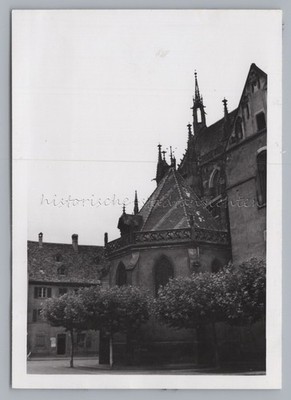 Thann Elsass Frankreich 1964 - Münster - Altes Foto 1960er