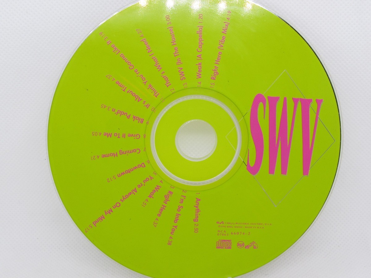 SWV - It's About Time CD Album (1992) R&B Soul Hip Hop - RCA 07863