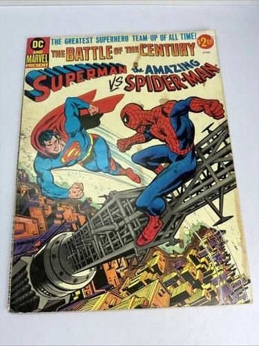 SUPERMAN VS AMAZING SPIDER-MAN Marvel Treasury Collector's Edition 1976