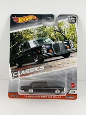 Hot Wheels Premium ‘72 Mercedes-Benz 280 Sel - Car Culture - Modern Classics
