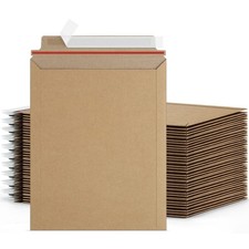 Famagic Rigid Mailers Brown 9x12 for Photo, Document and Books, 9x12,